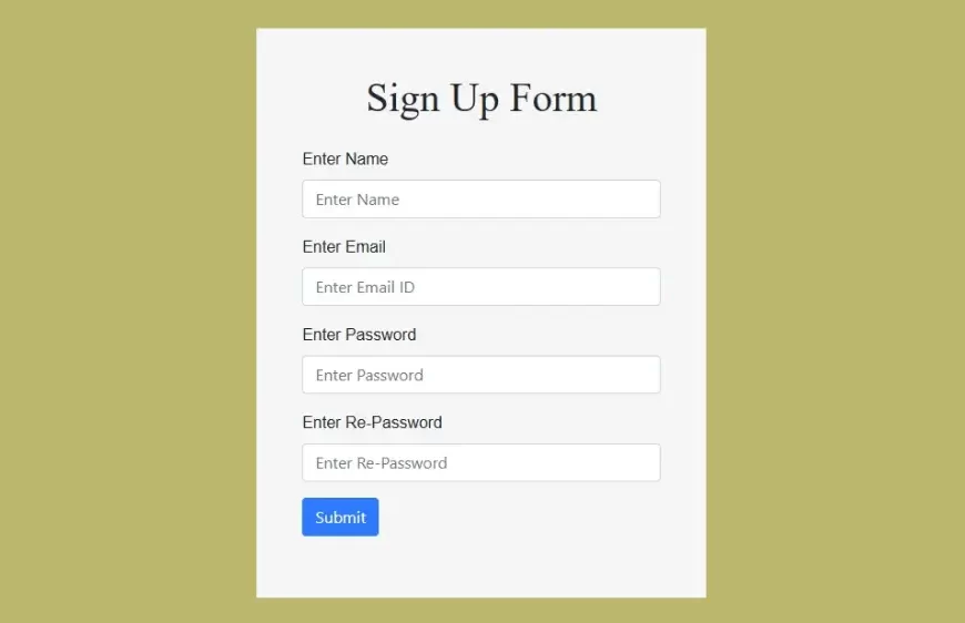 Sign Up Form