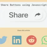 Social media share buttons