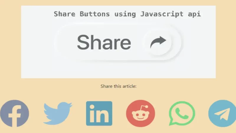 Create Social Media Sharing Buttons