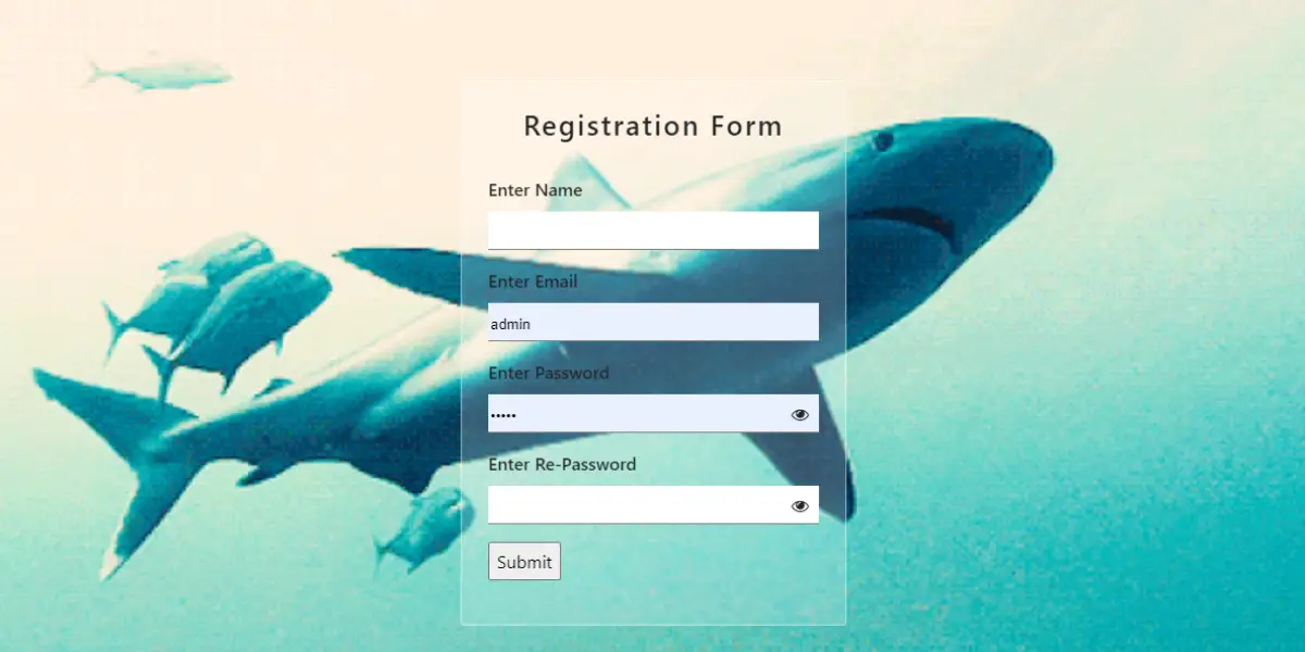 Complete Registration Form Validation using HTML CSS & JavaScript